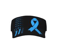 asbwuo Child AbuseAwareness Sun Visor Hats Sport Wear Athletic Sun Visor Caps Adjustable Sun Protection Visors for Women Men