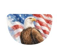 asbwuo Eagle Pride Half Round Doormat