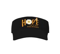 asbwuo Hope for a Cure National ADHD Awareness Flower Sun Visor Hats Sport Wear Athletic Sun Visor Caps Adjustable Sun Protection Visors for Women Men
