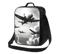asbwuo Insulated Lunch Box for Men Women Reusable Lunch Bag World War Cooler Tote Bags for Work Picnic
