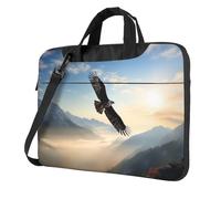 asbwuo Laptop Shoulder Bag For Men Women,Waterproof Briefcase Messenger Bag Physics Print Laptop Sleeve Bag W/Strap Handle