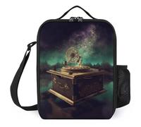 asbwuo Lunch Bag for Men Women Reusable Insulated Lunchbox Dream Music Box Lunch Tote Bag for Work Picnic