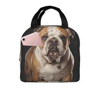 asbwuo Lunch Bag for Men Women Reusable Insulated Lunchbox English-Bulldog Lunch Tote Bag for Work Picnic