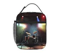 asbwuo Lunch Bag for Men Women Reusable Insulated Lunchbox Rock Band Stage Lunch Tote Bag for Work Picnic