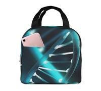 asbwuo Lunch Bag for Men Women Reusable Insulated Lunchbox Science Gene Strand Lunch Tote Bag for Work Picnic