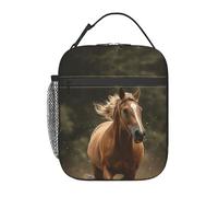 asbwuo Lunch Bag The Horse is Running Lunch Box for Women Insulated Lunch Bag Lunch Tote Bags Large Insulated Cooler Bags