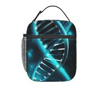 asbwuo Lunch Box Insulated Lunch Bag for Women Men Lunchbox Reusable Cooler Bag Science Gene Strand Lunch Tote Bag for Work