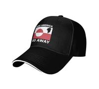 asbwuo Make America Go Away Hat Greenland is not for Sale Funny Baseball Cap Black