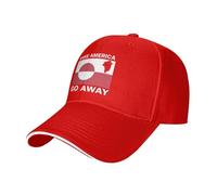 asbwuo Make America Go Away Hat Greenland is not for Sale Funny Baseball Cap Red