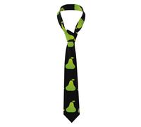 asbwuo Men's Necktie Big pear and little girl Picture for Business, Daily Life, Work, Birthday, Wedding, Party, Banquet - Soft, Comfortable, Durable, Easy Care (57X3.1 inch)