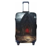 asbwuo Old Crypt Travel Luggage Cover Suitcase Cover Anti-Scratch Luggage
