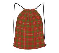 asbwuo Scottish Clan Hay Tartan Plaid Outdoor Leisure Drawstring Backpack, Lightweight Waterproof Sports Bag For Men & Women - Gym, Yoga, Travel