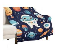 asbwuo Soft Throw Blanket for Couch, Lightweight Flannel Blanket for Sofa, Robot Style Pictures Couch Throw Bed, Warm Cozy Decorative Blankets Fall Winter Decor 55"x70"