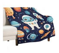 asbwuo Soft Throw Blanket for Couch, Lightweight Flannel Blanket for Sofa, Robot Style Pictures Couch Throw Bed, Warm Cozy Decorative Blankets Fall Winter Decor 50"x60"