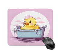 asbwuo Square Mouse Pad Waterproof Cartoon Yellow Duck Printing Mousepad Non-Slip Mouse Pads for Desk Gaming, Office & Home Use