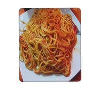 asbwuo to Love Spaghetti Mouse Pad Square Anti Slip Rubber Base Mouse Pad 10 X 12 Inch