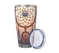 asbwuo Tumbler 20oz Native American Dream Catcher Travel Coffee Mug Insulated Stainless Steel Double Wall Tumbler for Hot & Cold Drinks Reusable Drink Cup Iced Tea Mug Gifts for Women Men