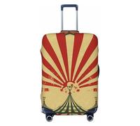 asbwuo Vintage Circus Background Travel Luggage Cover Suitcase Cover Anti-Scratch Luggage