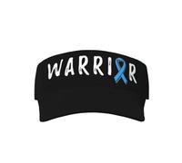 asbwuo Warrior Child AbuseAwareness Sun Visor Hats Sport Wear Athletic Sun Visor Caps Adjustable Sun Protection Visors for Women Men
