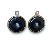 ASC Dual Car HORNS Twin Pack Disc Horns - HIGH & LOW Tone 12v. Automotive Motorcycle