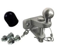 ASC Industries 5500kg ball and pin jaw towing hitch coupling supplied with bolts & ball cap