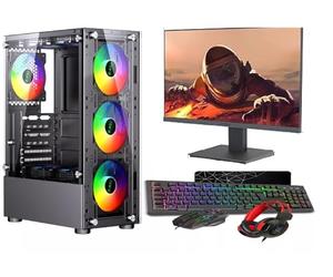 ASC Intel Core i7 Gaming Bundle • GT730 2GB Graphics Card • 16GB RAM • 256GB SSD+1TB HDD • 500W 80+ PSU • Black 6 Fan RGB Gaming Case • WIFI • Windows 11 • 22" Monitor Bundle