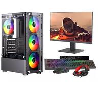 ASC Intel Core i7 Gaming Bundle• GT730 2GB Graphics Card • 8GB RAM • 128GB SSD+500GB HDD • 500W 80+ PSU • Black 6 Fan RGB Gaming Case • WIFI • Windows 11 • 22" Monitor Bundle