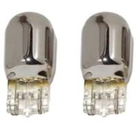 ASC Light Bulb - Chrome/Amber - 12v 21w 585 WY21W T20 Capless Wedge - Indicator x2