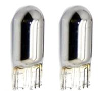 ASC Light Bulb - Chrome/Amber - 12v 5w 501A WY5W T10 Capless Wedge - Indicator x2