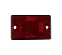 ASC Maypole Red Rectangle Reflector - Screw or Stick Trailer Caravan Gatepost