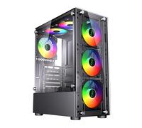 ASC TECHNOLOGY Budget i7 Gaming Tower • Intergrated Graphics Card • 8GB Memory • 256GB SSD+500GB HDD • 500W 80+ PSU • Black 6 Fan RGB Gaming Case • WIFI • Windows 11.