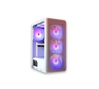 ASC TECHNOLOGY Gaming PC Tower i7 3770 16GB RAM GT 730 2GB, 256GB SSD 1TB HDD, 500W 80 PSU, White 6 Fan RGB Case WiFi Windows 11