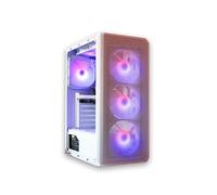 ASC TECHNOLOGY Gaming PC Tower, i7-3770 3.90GHz, 16GB RAM, RTX 3050 6GB, 256GB SSD + 1TB HDD, 500W 80+ PSU, White 6 Fan RGB Case, WiFi, Windows 11 - High Performance Gaming Setup