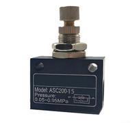 ASC200 for aluminium Throttle Valve, G1/4 Pneumatic Flow Control(ASC300-15) | For Pneumatic Systems, Precise Flow Regulation, for ideal for Automation, for aluminium Alloy, G1/4 Size