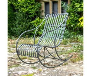 Ascalon Design Ltd Amalfi Rocking Chair - L100 x W63 x H100 cm - Charcoal in Grey Ascalon Design Ltd Grey