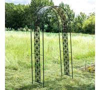 Ascalon Design Ltd Art Deco Arch - Metal - L46.5 x W120 x H233 cm in Black Ascalon Design Ltd Black