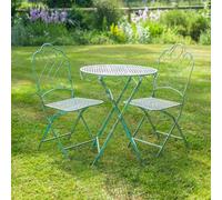 Ascalon Design Ltd Avalon Bistro Set - 3pc - L60 x W60 x H73 cm - Green Ascalon Design Ltd Green