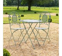 Ascalon Design Ltd Bistro Set - 3pc - L60 x W60 x H73 cm - Vintage Green Ascalon Design Ltd Green