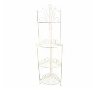 Ascalon Design Ltd Blais Corner Shelf 4T - L32 x W32 x H158 cm - Cream Ascalon Design Ltd Cream