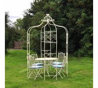 Ascalon Design Ltd Garden Gazebo - L155 x W155 x H275 cm - Cream Ascalon Design Ltd Cream