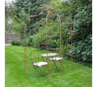 Ascalon Design Ltd Garden Gazebo - L155 x W155 x H275 cm - Rusty Brown Ascalon Design Ltd Brown