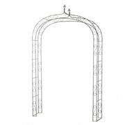 Ascalon Design Ltd Gothic Arch - L140 x W35 x H230 cm - Rusty in Brown Ascalon Design Ltd Brown