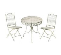 Ascalon Design Ltd Hampton Bistro Set - 3pc - L75 x W75 x H74 cm - Cream Ascalon Design Ltd Cream