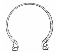 Ascalon Design Ltd Marra Moon Gate - Arch - L204 x W32.5 x H211 cm - Charcoal Ascalon Design Ltd Charcoal