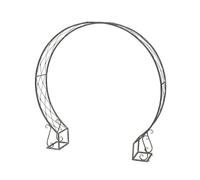 Ascalon Design Ltd Moon Gate Arch - L204 x W38 x H212 cm - Bronze Ascalon Design Ltd Bronze