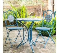 Ascalon Design Ltd Mosaic Bistro Set 3pc - Blue Ascalon Design Ltd Blue