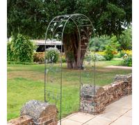 Ascalon Design Ltd Oak Arch - Metal - L42 x W116 x H230 cm - Brown Sage in Light Green Ascalon Design Ltd Light Green