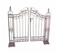 Ascalon Design Ltd Ornamental Gates - L144 x W28 x H136 cm - Rusty in Brown Ascalon Design Ltd Brown