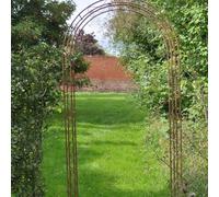 Ascalon Design Ltd Rustic Arch - L140 x W38 x H221 cm - Rusty Iron in Brown Ascalon Design Ltd Brown