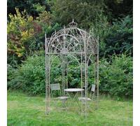 Ascalon Design Ltd Square Pavilion - Gazebo - L128 x W128 x H343 cm - Antique Blue Rust Ascalon Design Ltd Blue